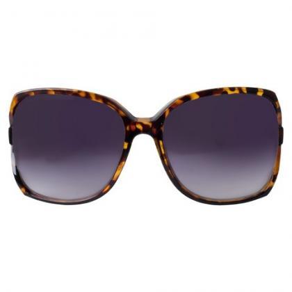 Oversized Plastic Sunglasses With Vented Lens -..