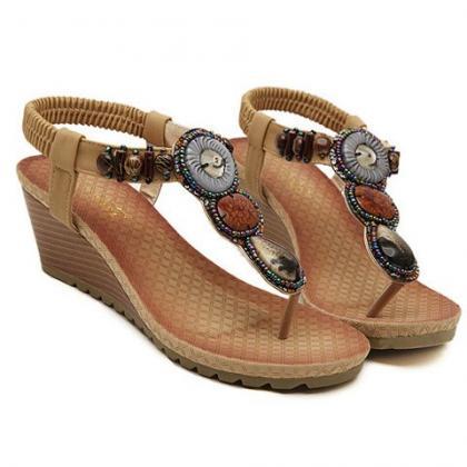 Bohemia Women's Sandals With Wedge..