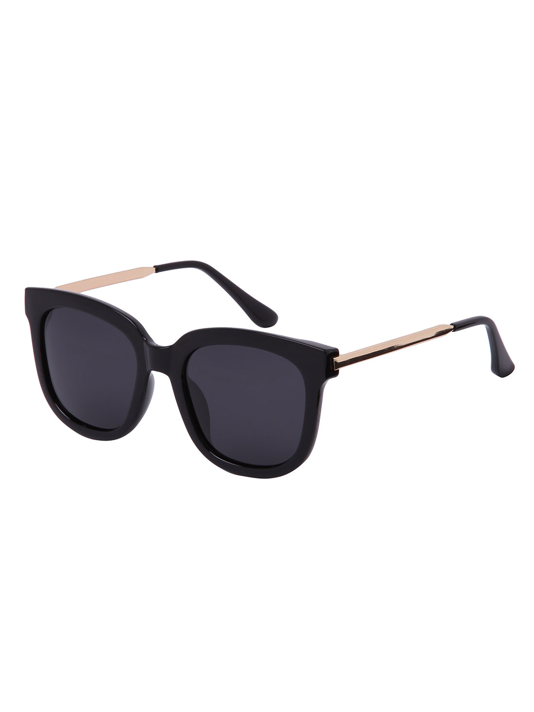 Retro Black Lenses Oversized Square Sunglasses
